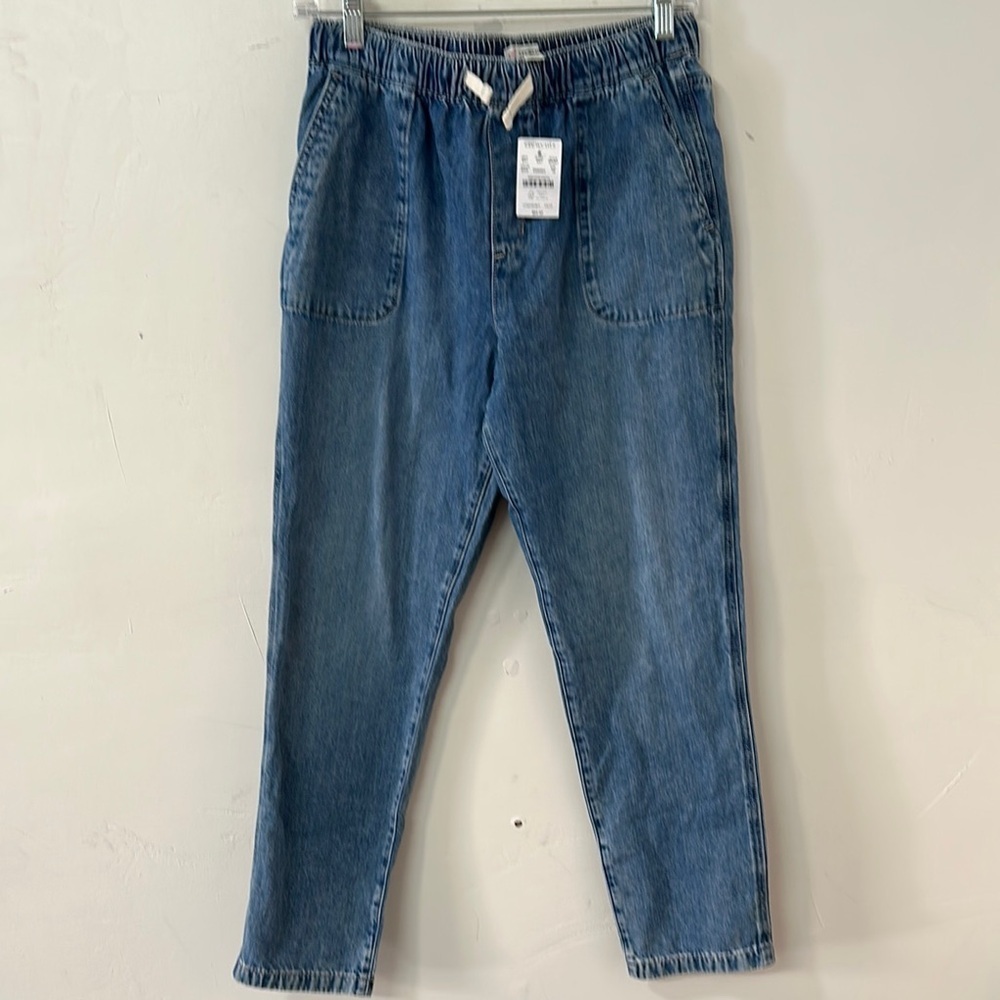 Crewcuts Blue Relaxed Fit Jeans with Elastic Waistband